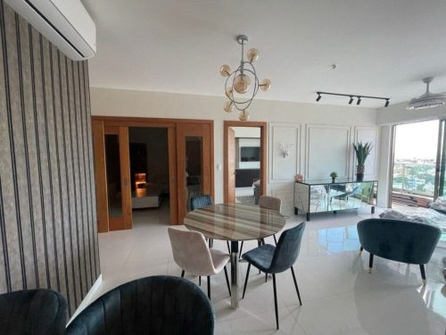 Elegant furnished apartment for rent in La Julia, Santo Domingo. 