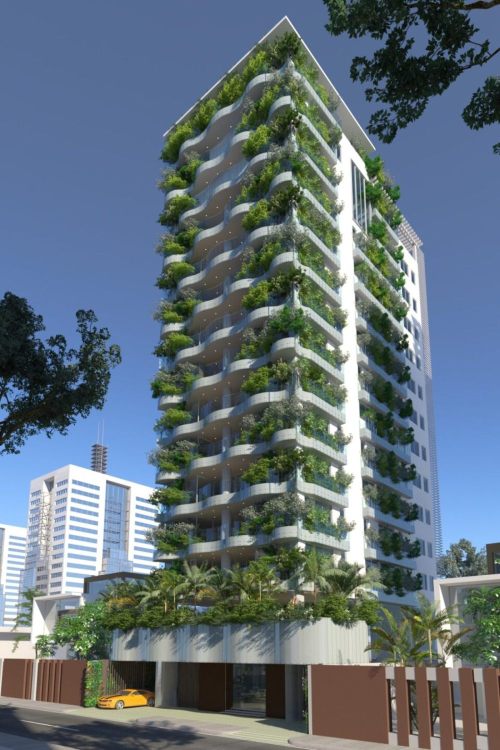 Eco-friendly apartment project for sale in Naco